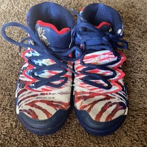 Youth 13Y Nike Kyrie Kybrid S2 Blue Void/White-Metalic Gold Tie Dye